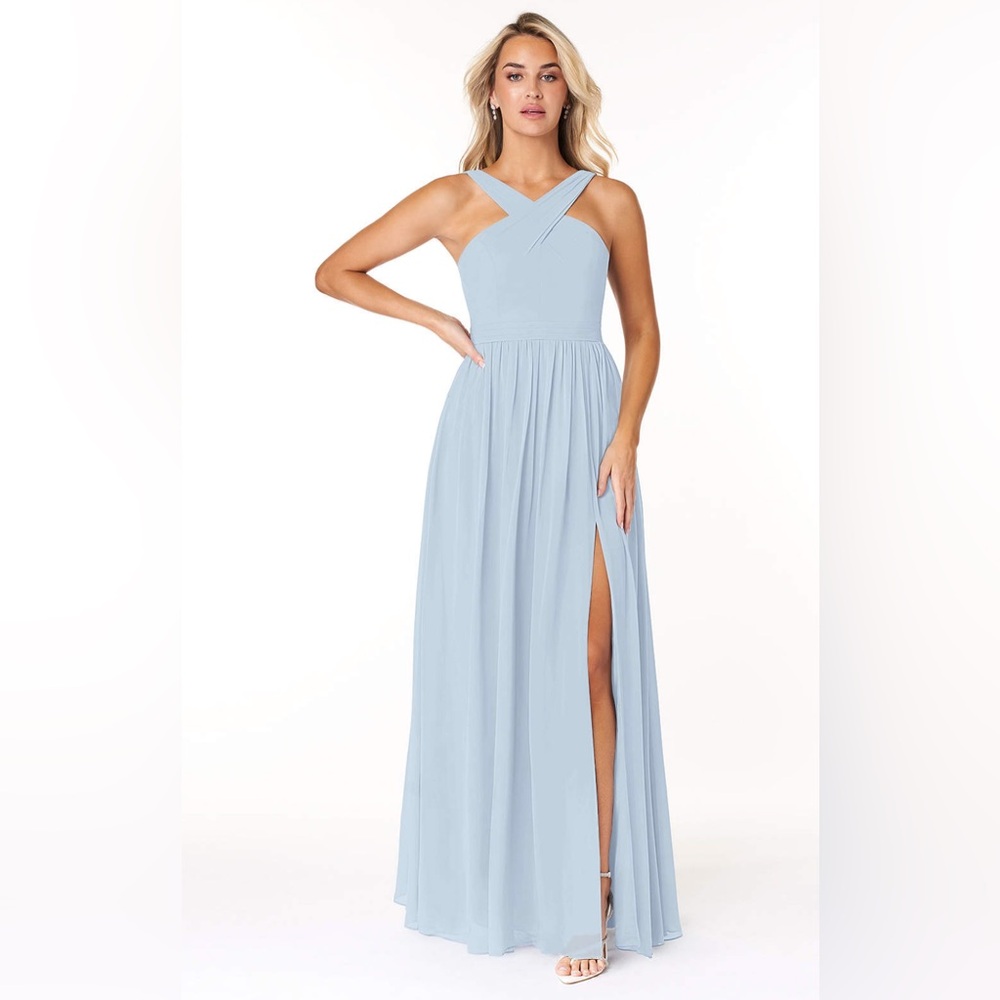 Azazie Elvira Bridesmaid Dress in Mist - A4
